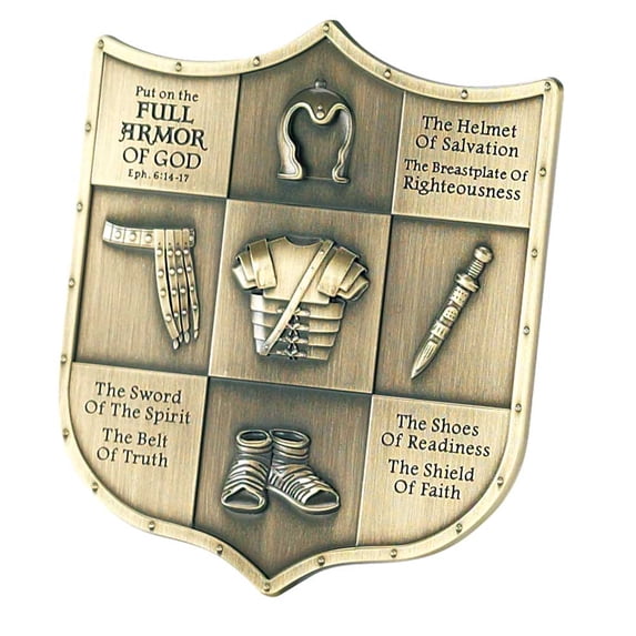 Full Armor Of God, Tabletop Plaque, Ephesians 6:14-17