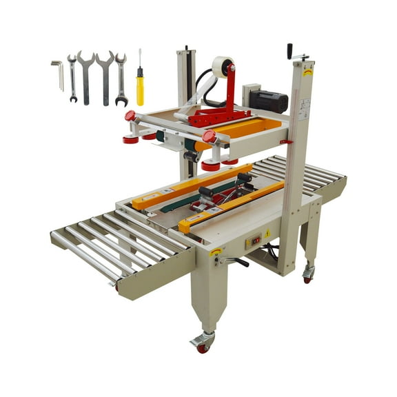 Full Automatic Belt Sealing Machine Carton Tape Sealing Packing Machine Left Right Drive 110V