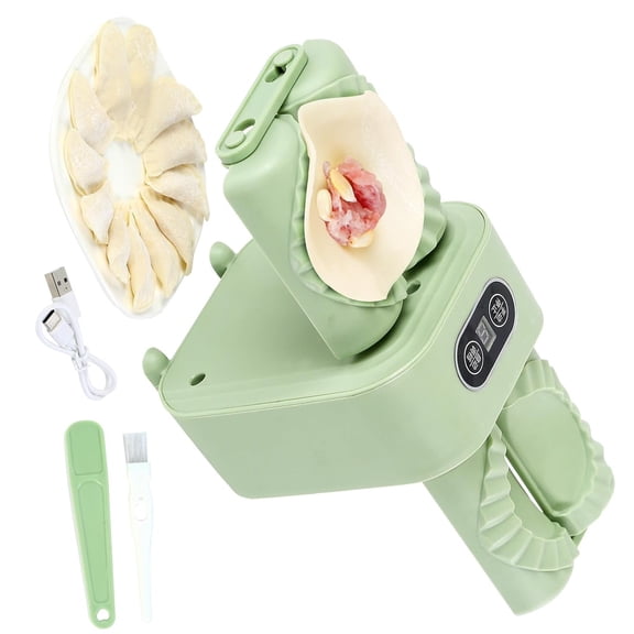 Full Automatic Electric Double Head Pierogi Maker with Rechargeable for Efficient Kitchen Pierogi Production