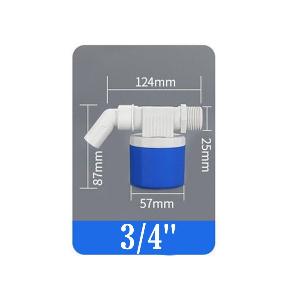 Full Automatic Float Valve 1/2'' 3/4'' 1'' Water Level Control Water Connector Upper Water Inlet