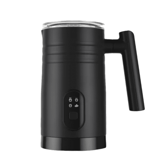 Full-Automatic Milk Frother Machine Smart Touch Control Milk Warmer Temperature Settings Hot&Cold Milk Frother US Plug,1 x Milk Frother,Black