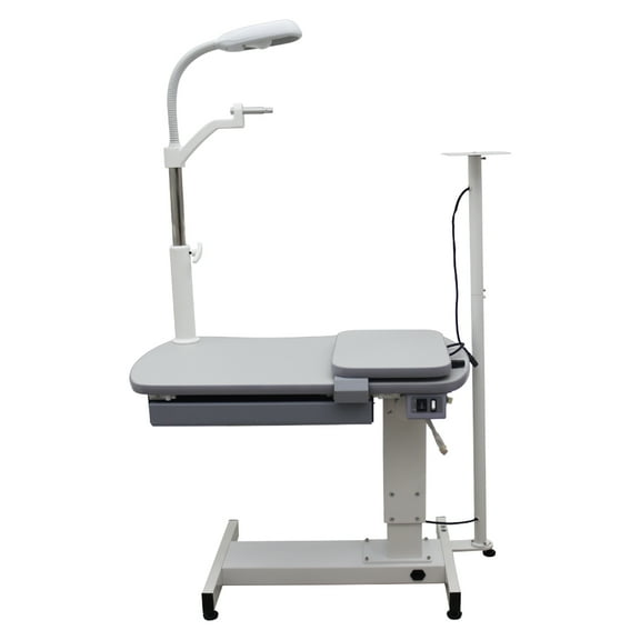 Full Automatic Optometry Combined Table Ophthalmic Test Stand 165LBS Load with Upright Pole