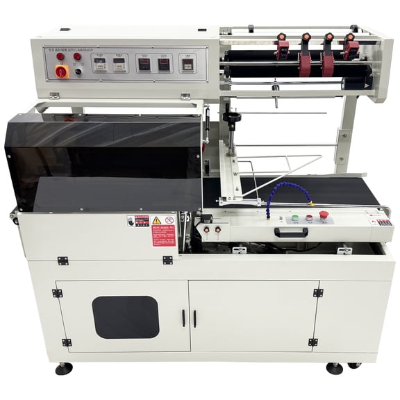 Full Automatic Sealing and Cutting Machine Shrink Film Packaging Machine 220V