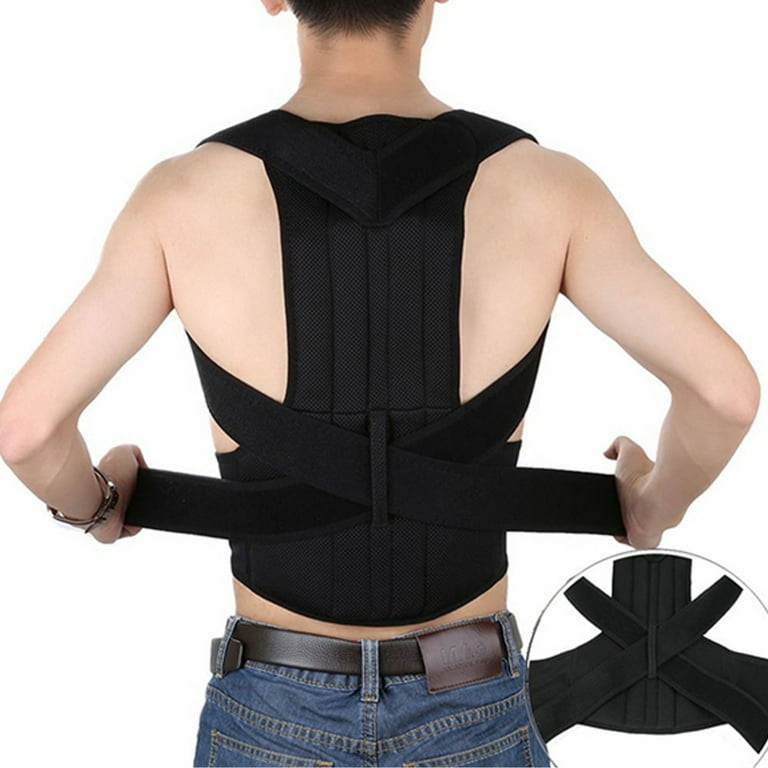 Adjustable Lower Back Brace Shoulder Straps Work Comfortable - Temu