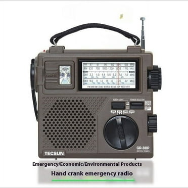 Full-Band Portable Disaster Prevention Emergency Radio, FM for the Elderly
