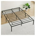 Full Bed Frame,14 Inch Black Metal Full Bed Frame,No Box Spring Needed