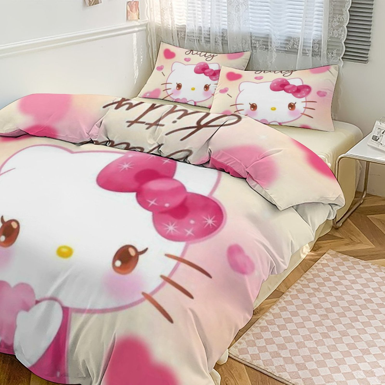 Hello Kitty Bedding Set Full