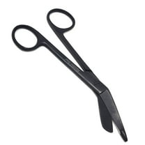 Full Black Lister Bandage Scissors 5.5" (14cm), Stainless Steel