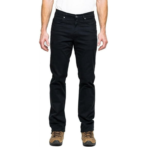 FULL BLUE 5 Pocket Twill Pants, Regular Fit, Performance Stretch, Black, 40x36