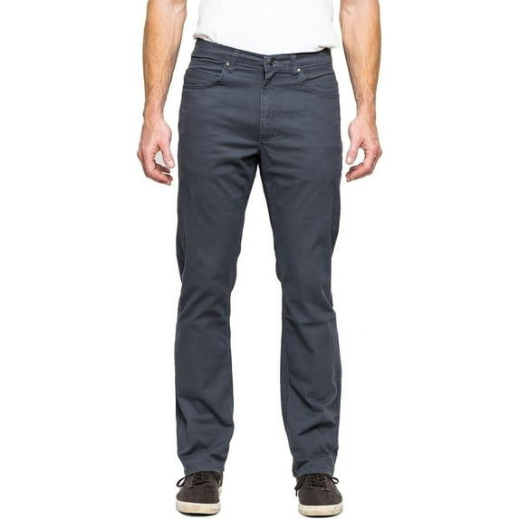 FULL BLUE 5 Pocket Twill Pants, Regular Fit, Performance Stretch, Grey, 46x32