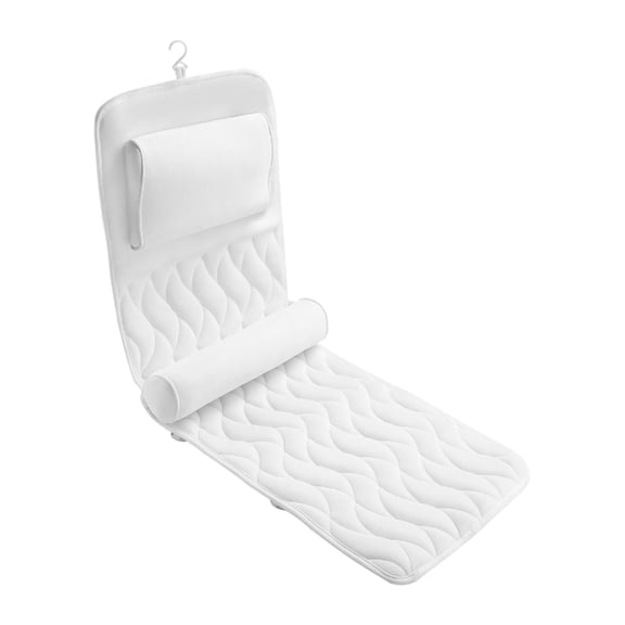 Full Body Bath Pillow with Adjustable Lumbar Roll Pillow Nonslip Bathtubs Cushion Back Neck Pillows Mat Enduring