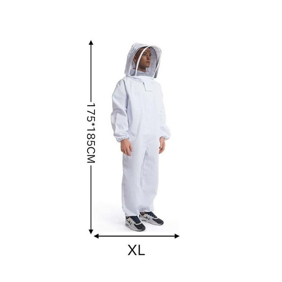 Full Body Beekeeping Clothes Professional Beekeepers Clothes Protection Beekeeping Suit Safty Veil Unisex Children Protective ,Comprehensive Protection