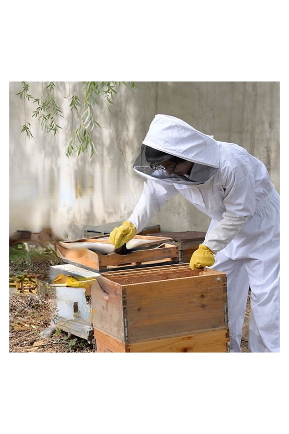 Full Body Beekeeping Clothing Professional Beekeepers Bee Protection Beekeeping Suit ,Comfortable and Sturdy