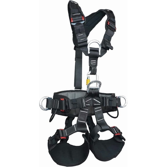 Full Body Climbing Harness Can Be Inverted Thicken Widen Protect Waist Safety Harness Tree Work Rock Climbing Mountaineering Rescuing Work at Height