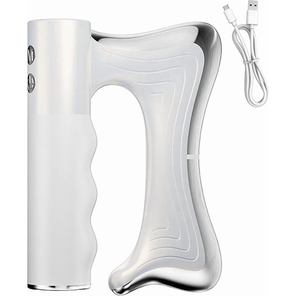 Full Body Contour Device with Heat & EMS,3-in-1 Electric Muscle Scraper Tool with Heat & Vibration & LED Display,Body Gua Sha Massage Tool,3 Modes 3 Intensity Levels Deep Tissue Fascia Knife Massager