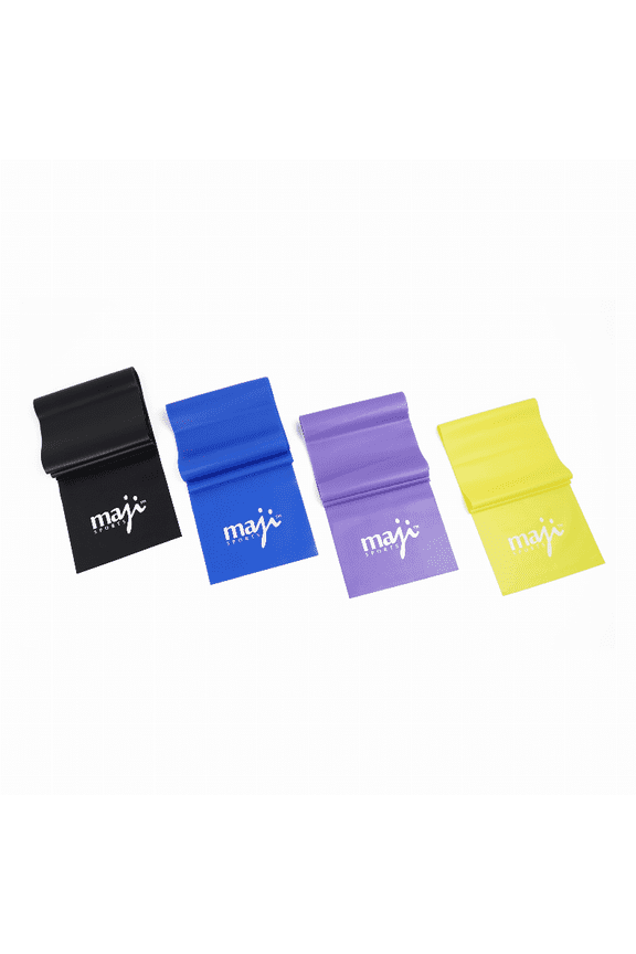 Full Body Exercise & Stretch Bands - Variable Resistance 4 Pack