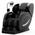 thumbnail image 1 of Massage Chair Full Body Zero Gravity Recliner, 2025 Full Body Massage Chair with 5 Auto Modes, 6 Fix Point Rollers, Bluetooth Speaker and Heating Comfort for Home, Office, Black, 1 of 8