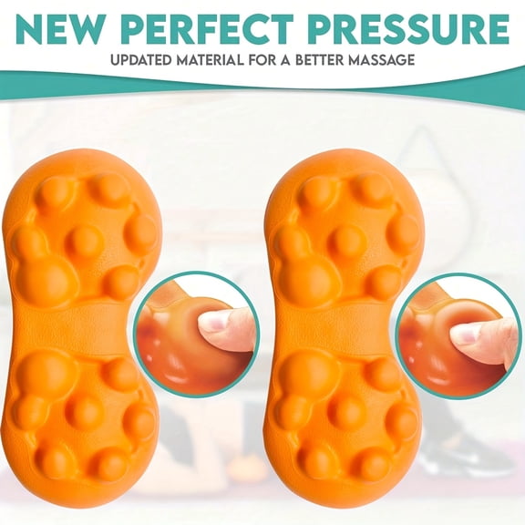 Full Body Muscle Relief Massage Tool with 14 Trigger Points, Back Shoulder Leg Lower Back & Lumbar Pressure Massager for Deep Tissue Support