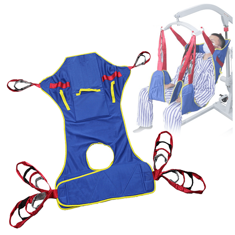 Full Body Patient Lift Sling,Head and Back Support,Toileting - Main Image