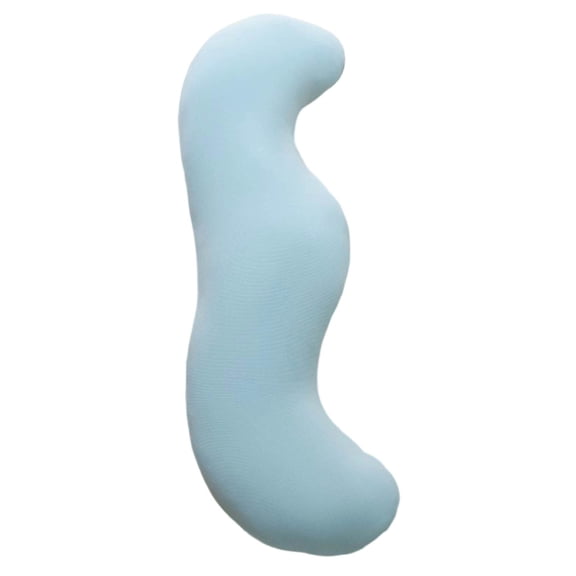 Full Body Pressure Relief Side Sleeper Pillow Cooling Fabric Wave Curve Sleeping Support Pillow