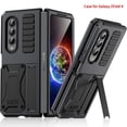 thumbnail image 1 of Full Body Protective Phone Case for Samsung Galaxy Z Fold 4 5G 2022, Heavy Duty Protective Shockproof Z Fold 4 Case Cover [Dual Layer][Hard PC Back] with Inner Kickstand, 1 of 6