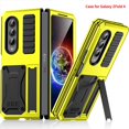 thumbnail image 1 of Full Body Protective Phone Case for Samsung Galaxy Z Fold 4 5G 2022, Heavy Duty Protective Shockproof Z Fold 4 Case Cover [Dual Layer][Hard PC Back] with Inner Kickstand, 1 of 6