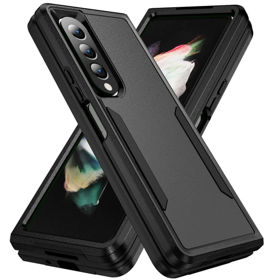 Full Body Protective Phone Case for Samsung Galaxy Z Fold 4 5G, Heavy Duty Folding Shockproof Z Fold 4 Case Cover [Dual Layer][Hard PC Back] 2022 Released