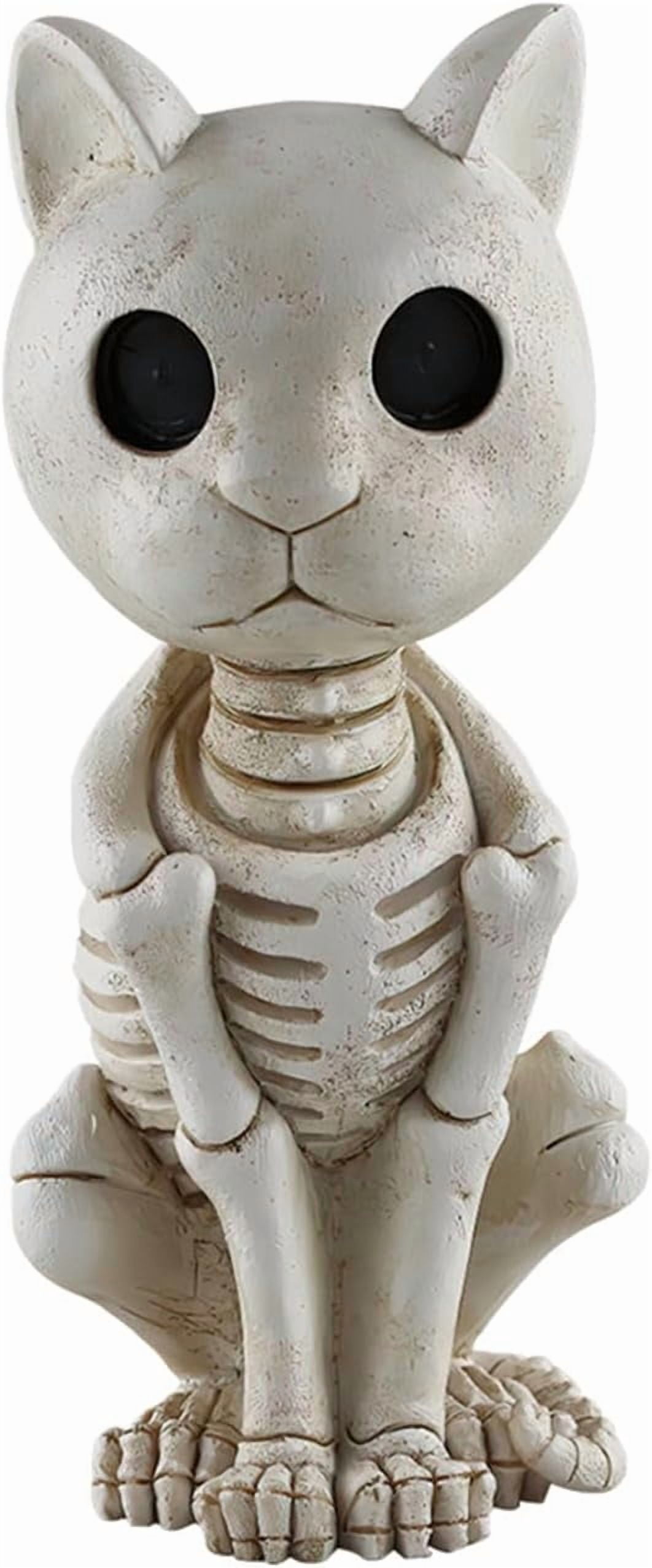 Skeleton Cat Rug Full Body Realistic Cat Skeleton Decoration, Halloween Cat Skeleton ...