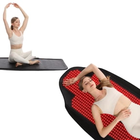 Full Body Red Light Mat, 72.4" x 33" LED Wellness Light Pad with 1370 LEDs, 660nm Red Light & 850nm Near Infrared, 3 Modes, 5 Power Levels, 90-Min Timer, Controller, US Plug