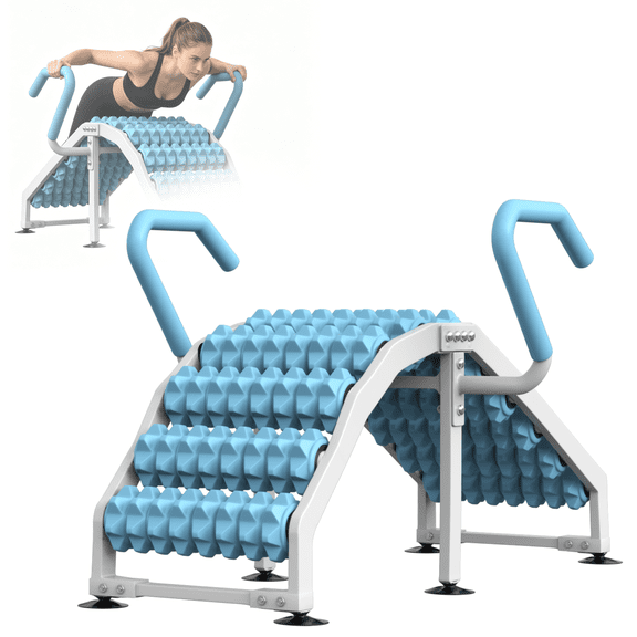 Full Body Roller Massager Stretching, Manual Back Stretching Rolling Massage with Non-Slip Handgrips, Home Fitness Multi-Function Roller Massage for Muscle Relax & Body Shaping