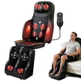 thumbnail image 1 of Full Body Shiatsu Massage Pad with Foot & Calf Massager, 3D Kneading, Heat & Vibration,Perfect Gift for Parents & Self Care, 1 of 9
