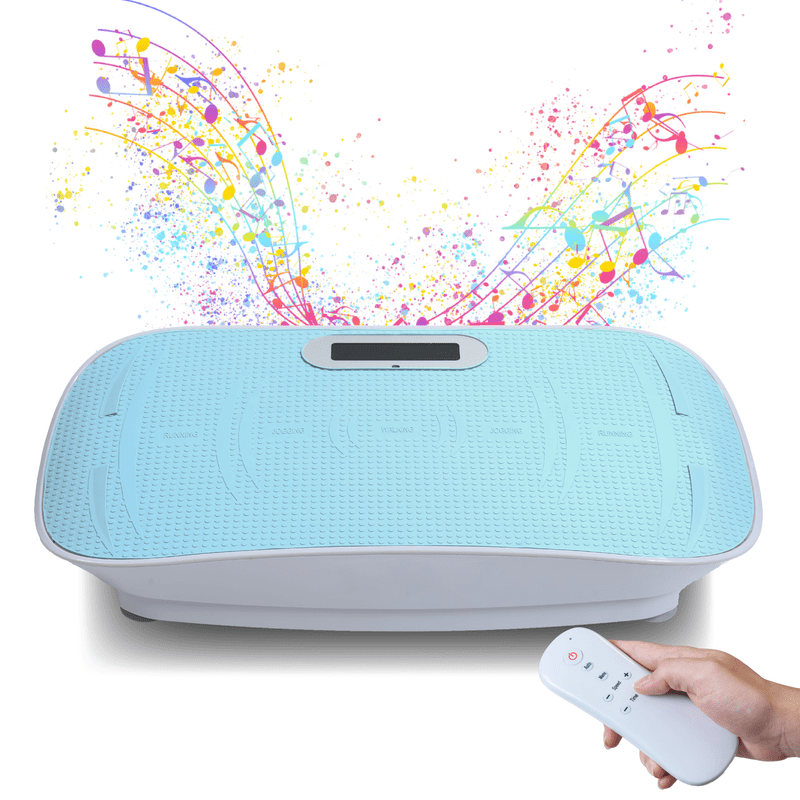 Full Body Vibration Platform Crazy Fitness Massage 10-Frequency Weight ...