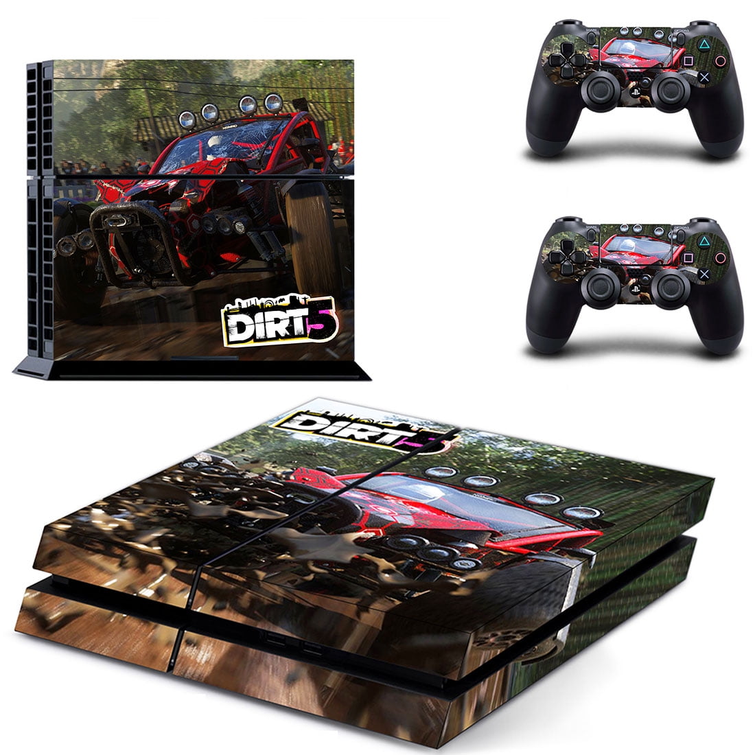 Full Body Vinyl Skin Stickers for PS4 Console and Controllers - Walmart.com