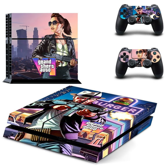 Full Body Vinyl Skin Stickers for PS4 Console and Controllers