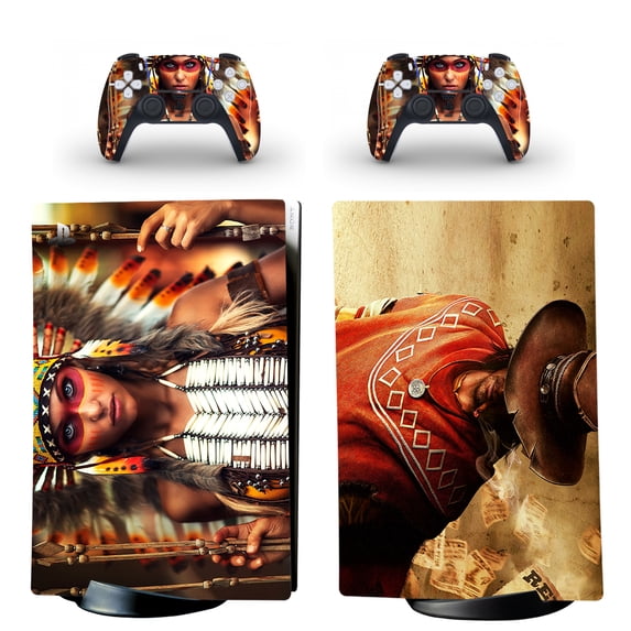 Full Body Vinyl Skin Stickers for PS5 Digital Edition Console and Controllers