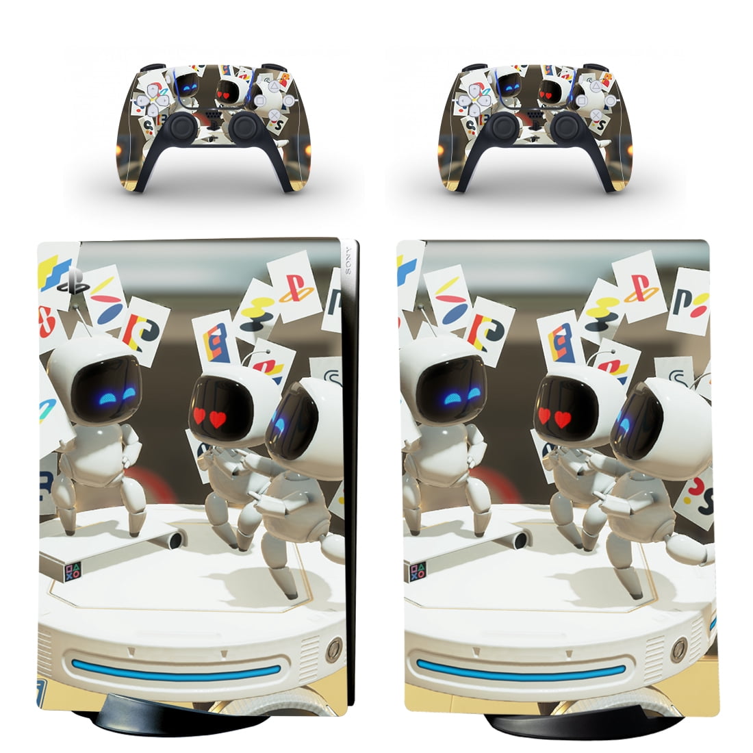 Full Body Vinyl Skin Stickers for PS5 Digital Edition Console and ...