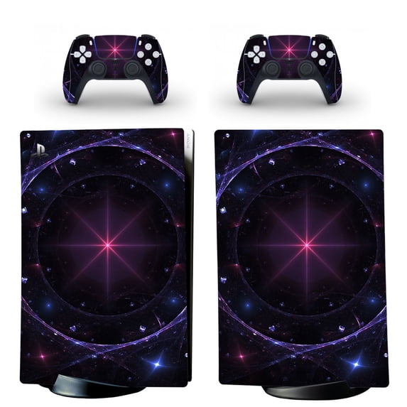 Full Body Vinyl Skin Stickers for PS5 Digital Edition Console and Controllers
