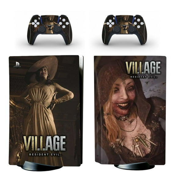 Full Body Vinyl Skin Stickers for PS5 Disc Edition Console and Controllers