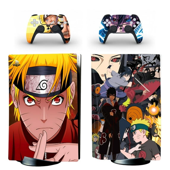 Full Body Vinyl Skin Stickers for PS5 Disc Edition Console and Controllers