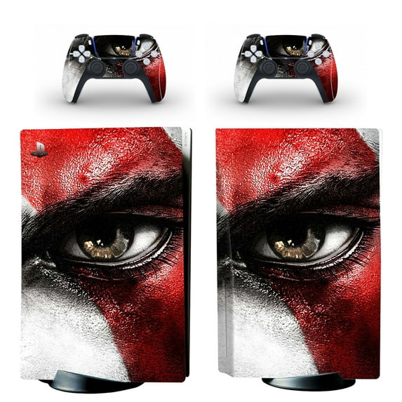 Full Body Vinyl Skin Stickers for PS5 Disc Edition Console and Controllers