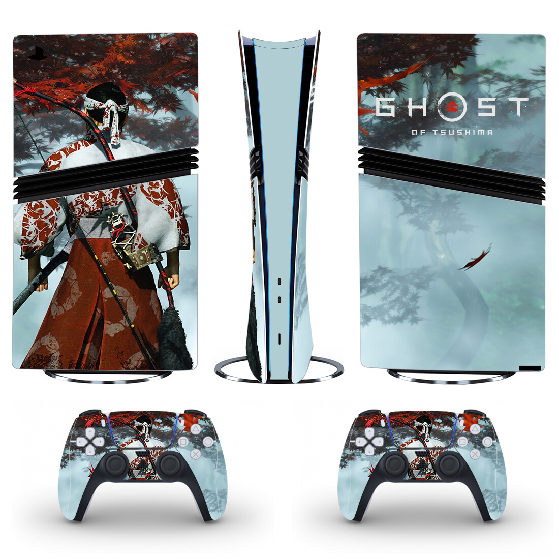 Full Body Vinyl Skin Stickers for PS5 Pro Digital Edition Console and ...