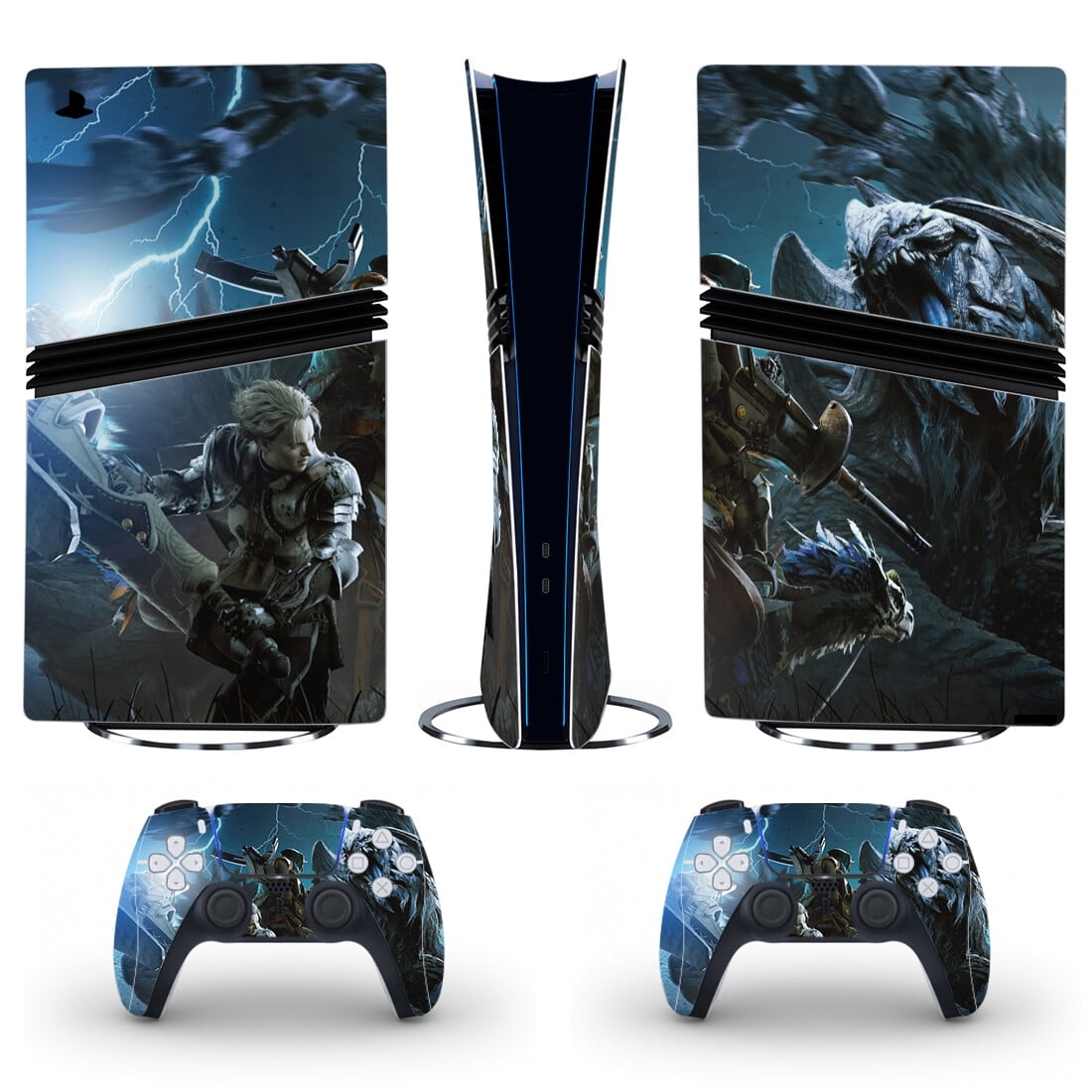 Full Body Vinyl Skin Stickers for PS5 Pro Digital Edition Console and ...