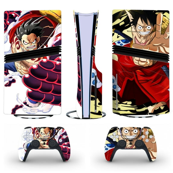 Full Body Vinyl Skin Stickers for PS5 Pro Disc Edition Console and Controllers