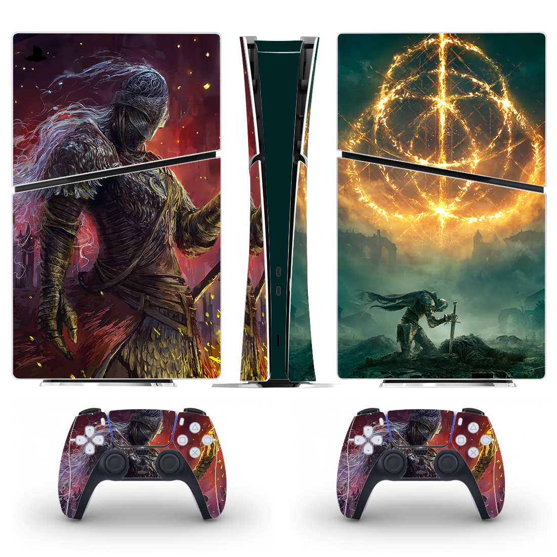 Full Body Vinyl Skin Stickers for PS5 Slim Digital Edition Console and ...