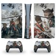 thumbnail image 1 of Full Body Vinyl Skin Stickers for PS5 Slim Digital Edition Console and Controllers, 1 of 1