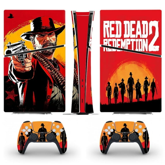 Full Body Vinyl Skin Stickers for PS5 Slim Digital Edition Console and Controllers