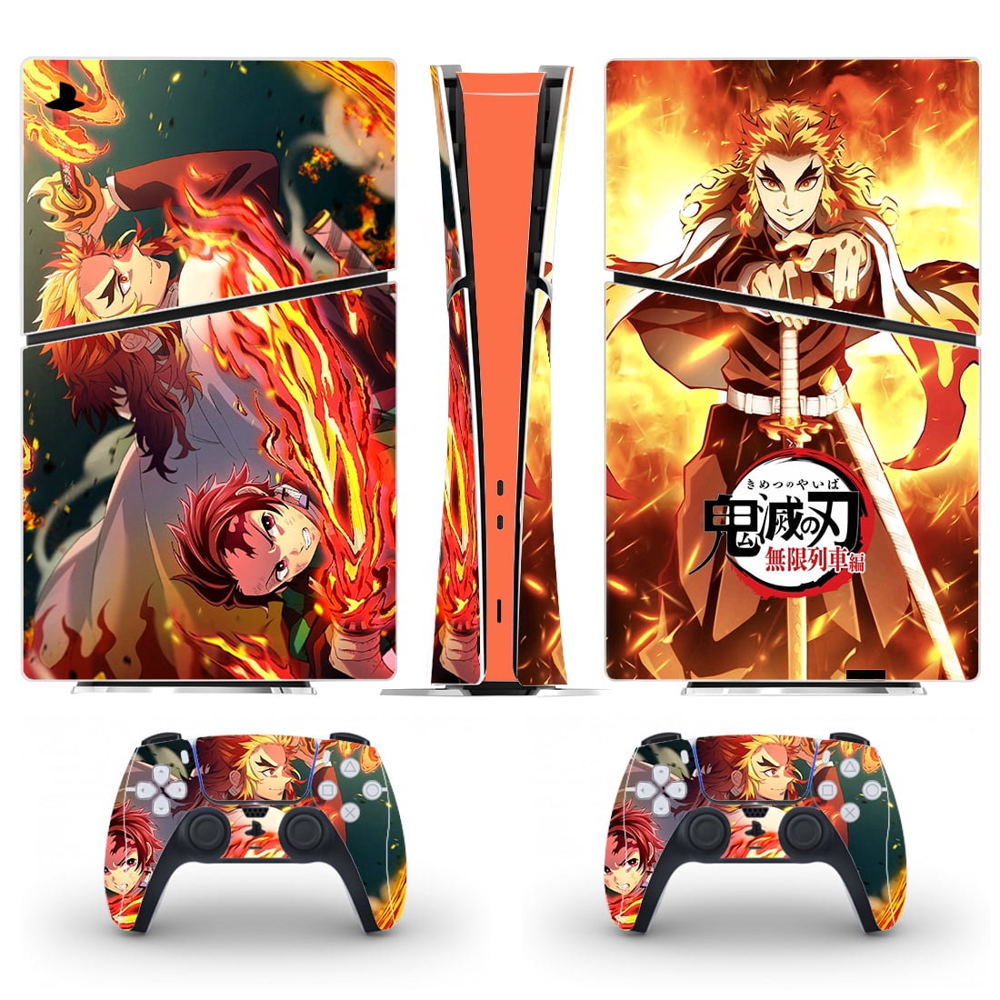 Full Body Vinyl Skin Stickers for PS5 Slim Digital Edition Console and ...