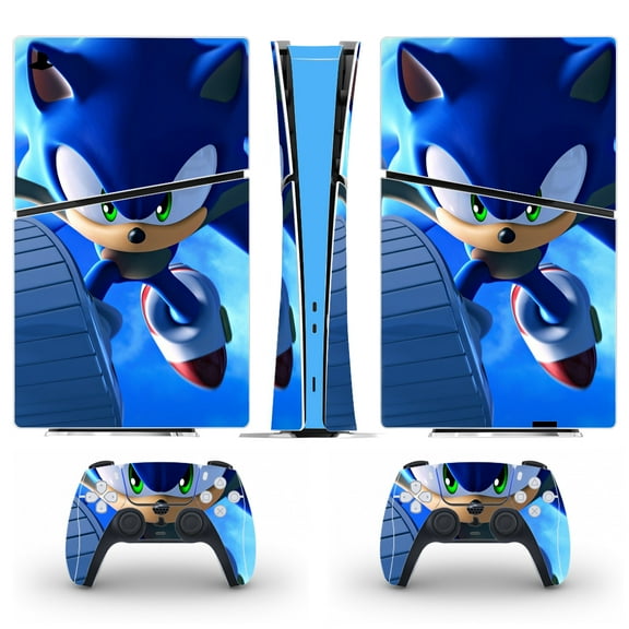 Full Body Vinyl Skin Stickers for PS5 Slim Digital Edition Console and Controllers