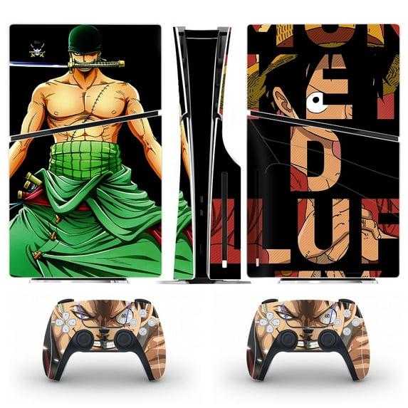 Full Body Vinyl Skin Stickers for PS5 Slim Disc Edition Console and Controllers