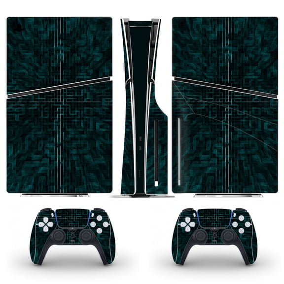 Full Body Vinyl Skin Stickers for PS5 Slim Disc Edition Console and Controllers